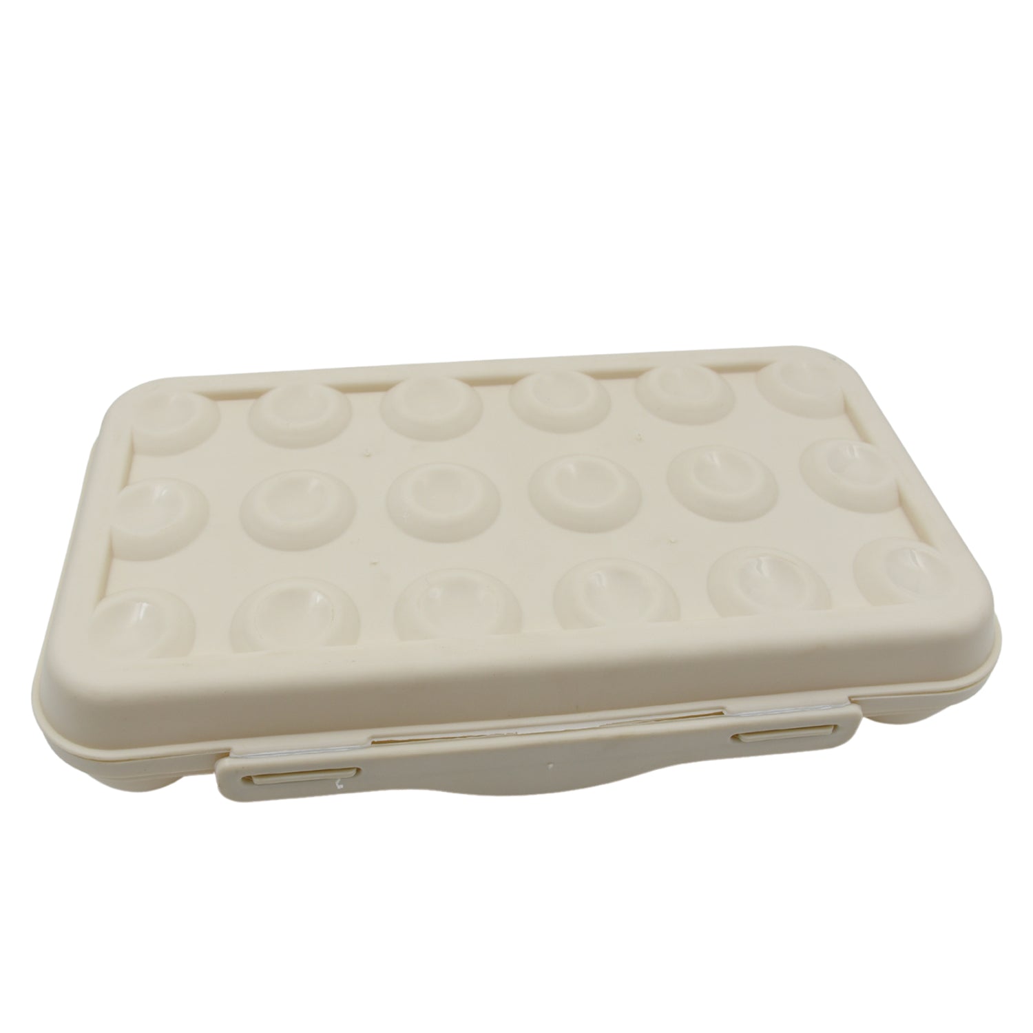 5727 18 Grid Egg Holder Storage, Shock-Proof Egg Container with Buckle, Egg Carrier, Egg Tray, Egg Shelter, Effective Full Seal, Egg House use for Fridge, Camping, Kitchen 5727 18 Grid Egg Holder Storage, Shock-Proof Egg Container with Buckle, Egg Carrier, Egg Tray, Egg Shelter, Effective Full Seal, Egg House use for Fridge, Camping, Kitchen